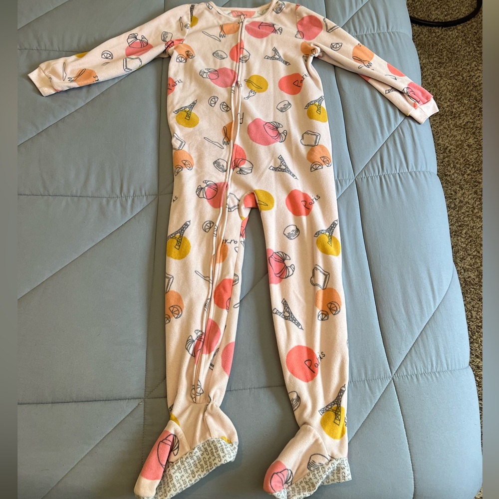 Carter’s Zip-Up Footy Pajamas - Size 6